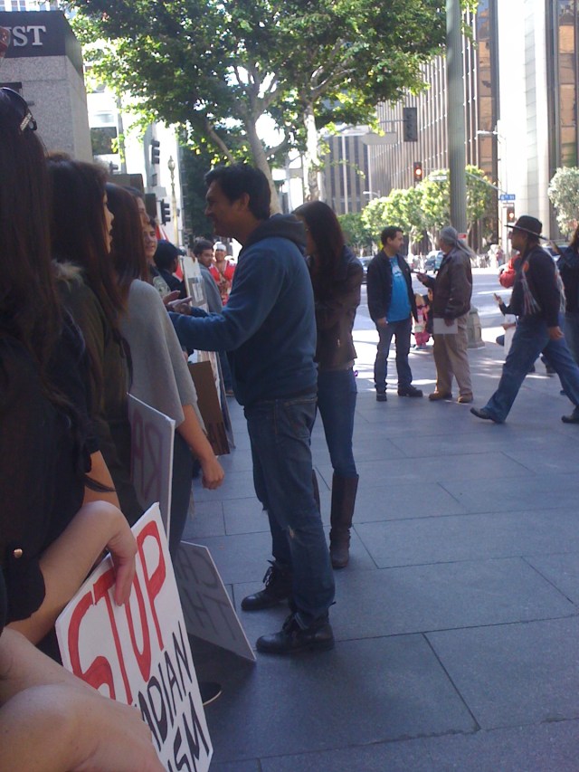 Adam Beach was there.