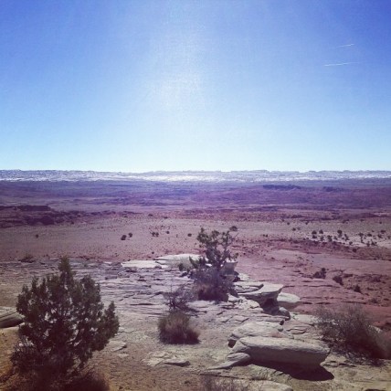 Salt flats in Utah I saw as I started a large transition in my life.